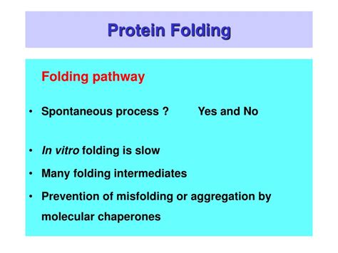 PPT - Protein Stability PowerPoint Presentation, free download - ID:251887