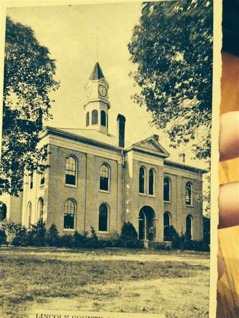 Lincoln County Courthouse | Lincoln county, Courthouse, Hometown