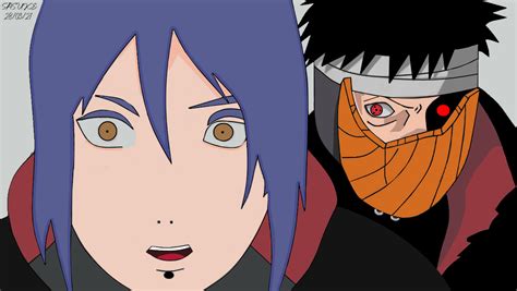 Tobi vs Konan by SasukeFlameguista on DeviantArt