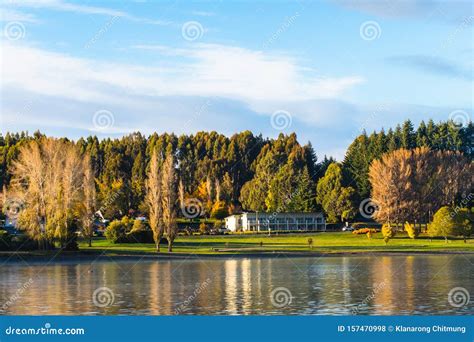 Beautiful Scenery of Lake Te Anau in the Morning. I Stock Photo - Image ...