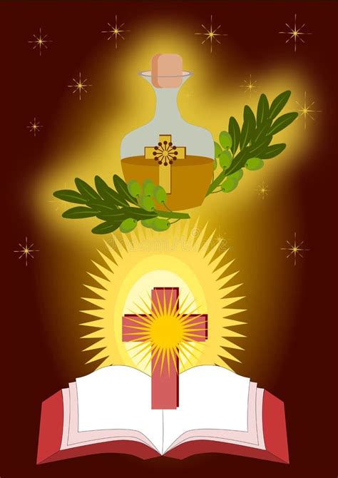 The Anointing Of The Sick Sacraments Stock Illustration - Illustration ...