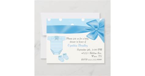 Baby Boy shower invitation | Zazzle