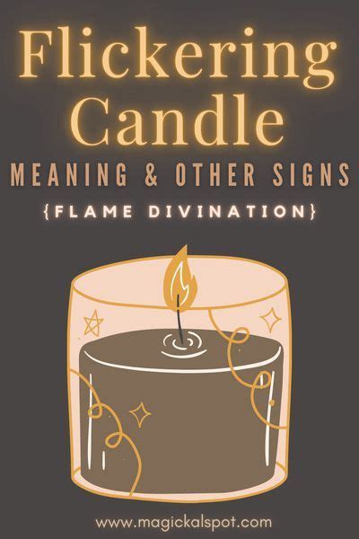 Candle Flame Interpretations, Meanings & Signs | Candle meaning ...