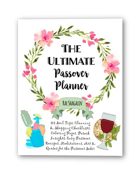 The Ultimate Passover Planner - Jerusalem Women's Writers Seminar