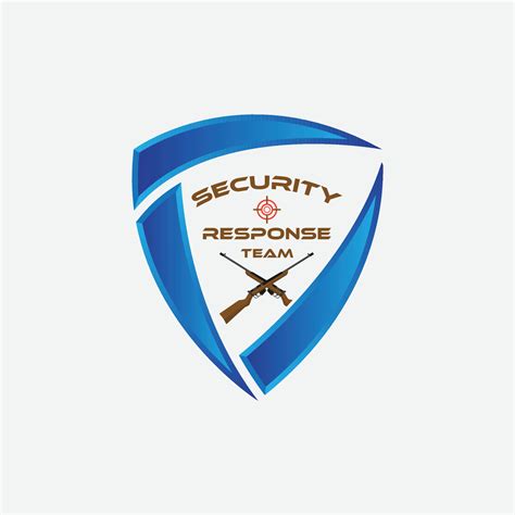 Security Response Team Logo Design Template With Modern Shield ...