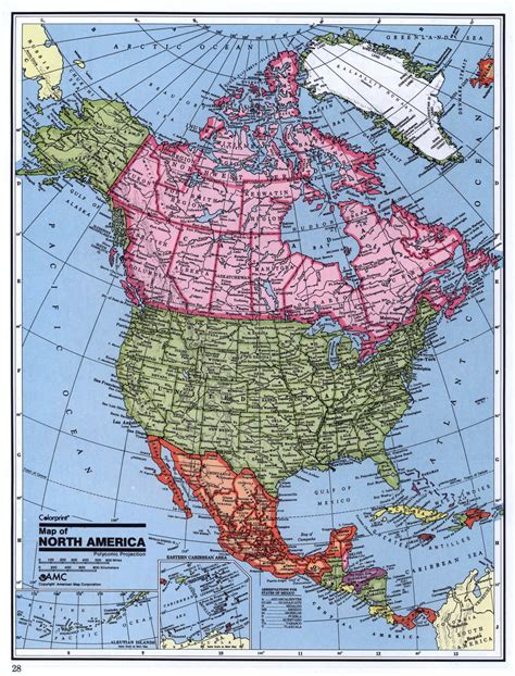 Detailed political map of North America | North America | Mapsland ...