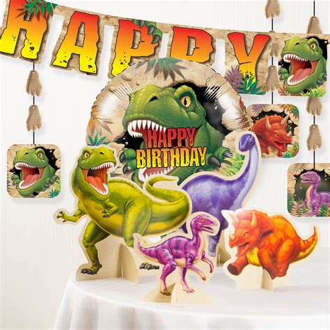 Dinosaur Birthday Party Decorations Kit - Walmart.com - Walmart.com