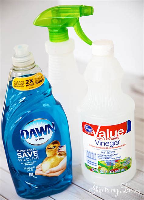 Dawn and Vinegar Homemade Bath and Shower Cleaner {Recipe} | Skip To My Lou