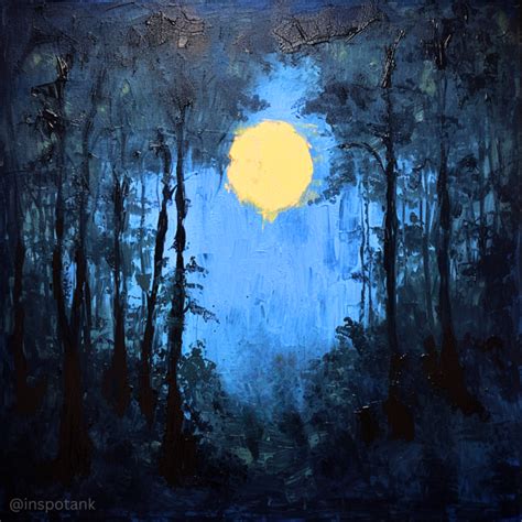 50+ Acrylic Forest Painting Inspiration Ideas & Tutorials [Art ...