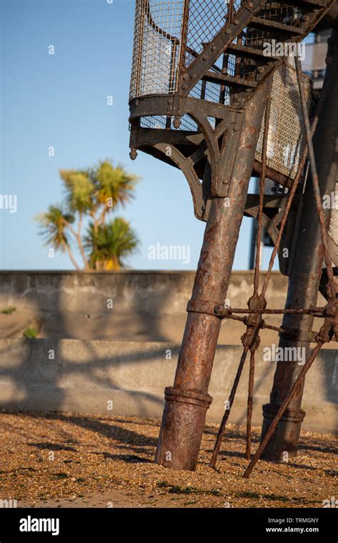 Abstract Views of Dovercourt Lighthouse on the Beach Stock Photo - Alamy