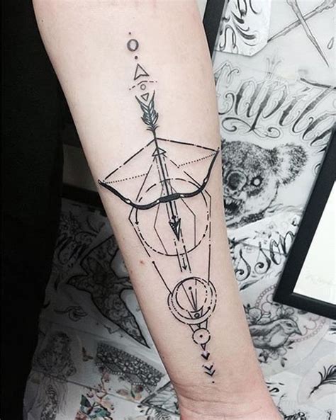 Bow And Arrow Tattoo Designs For Girls