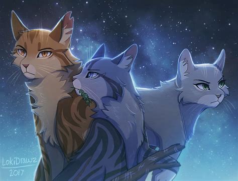 Warrior Cats Lionblaze Jayfeather And Dovewing