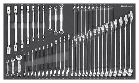 Metric Wrench Set, 51-PCS - LARGE - Sonic Tools