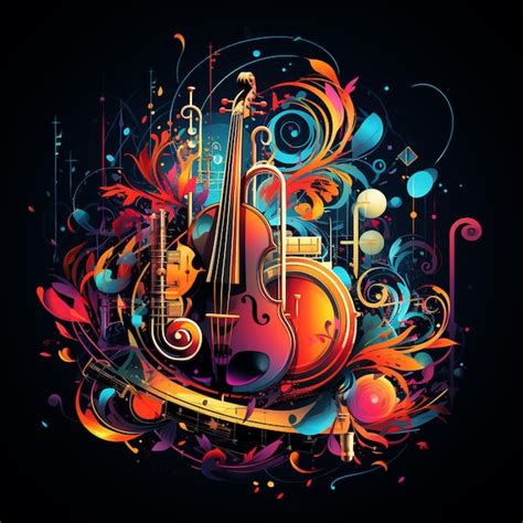 Premium Photo | Vector abstract musical background music wallpaper ...