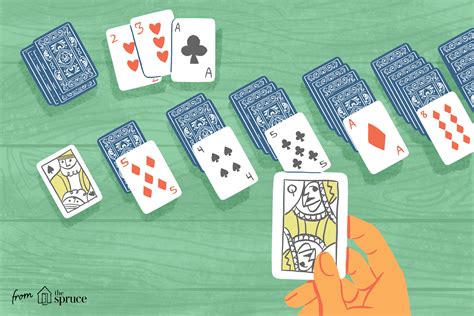 Solitaire Card Games Using a Standard 52-Card Deck