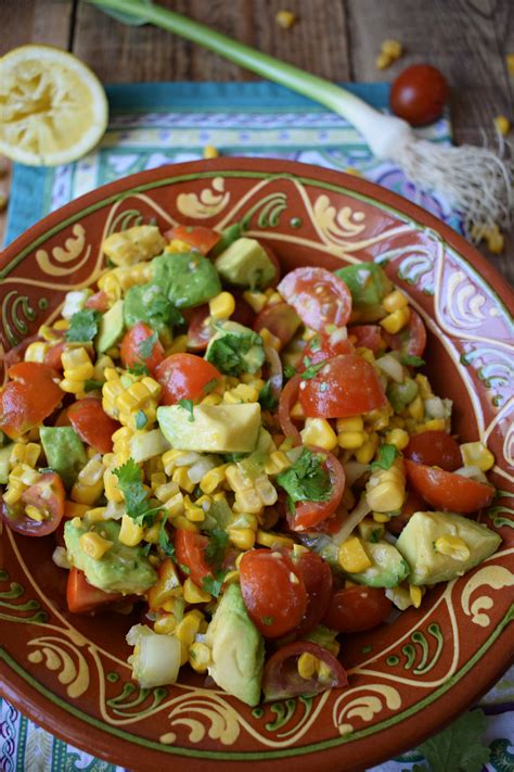 Avocado & Corn Salad - Julia's Cuisine