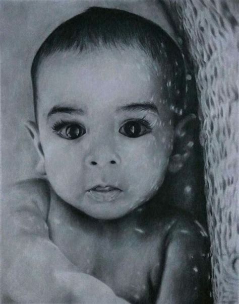 Cute baby _- pencil drawing | Pencil drawings, Drawings, Pencil