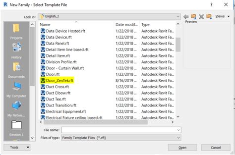 Customizing Autodesk Revit Family Templates | ZenTek Consultants