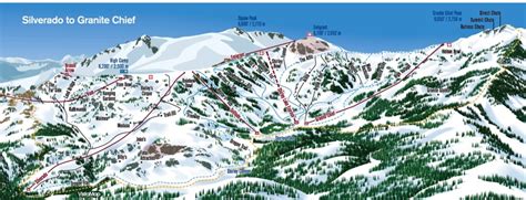 Squaw Valley Trail Map | Lake Tahoe Ski Resort Maps