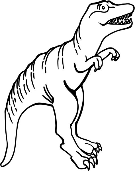 Dinosaur Clipart Black And White | Free download on ClipArtMag