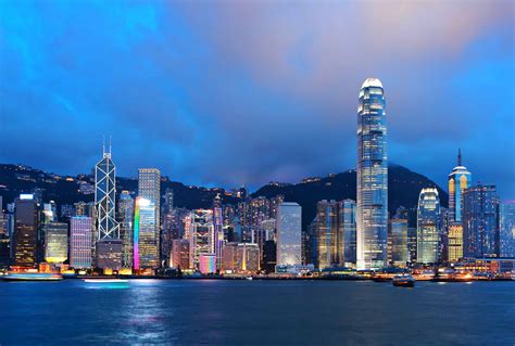 Hong Kong skyline at night - Tourist Pass