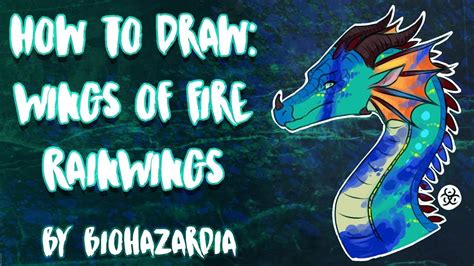 How To Draw A Wings Of Fire Dragon Rainwing