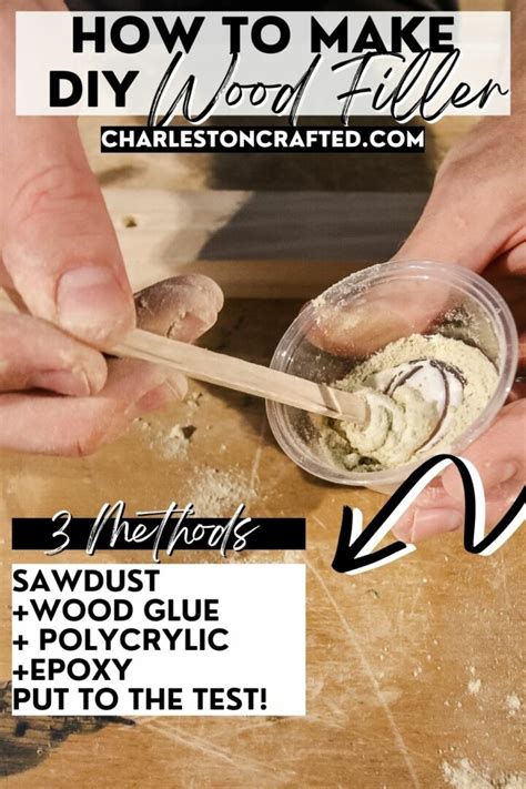 How to make DIY wood filler