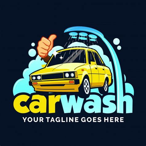 Car Wash Logos Ideas ~ Vector Logo Template For Car-wash. Illustration ...