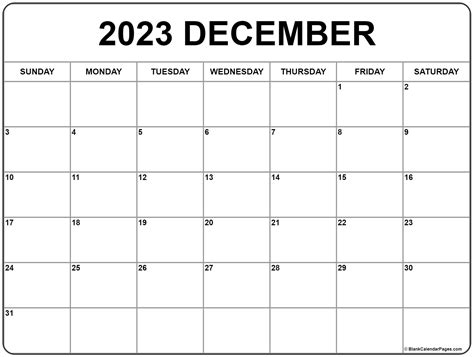 December 2023 calendar | free printable calendars