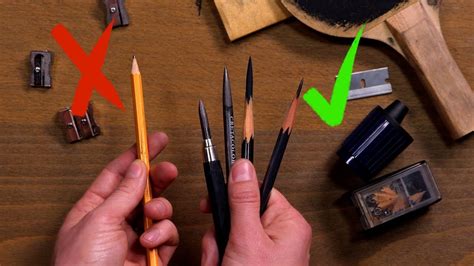 5 Pencil Sharpening Techniques for Pros | Pencil, Mechanical pencils ...