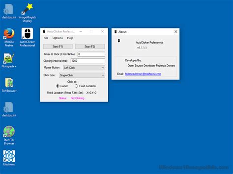 AutoClicker Professional for Windows PC 1.1.1.1 Free download