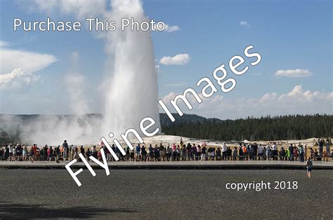 Old Faithful Geyser 3 - Flyline Images