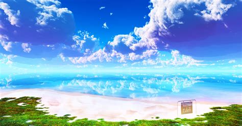 Anime Scenery Beach