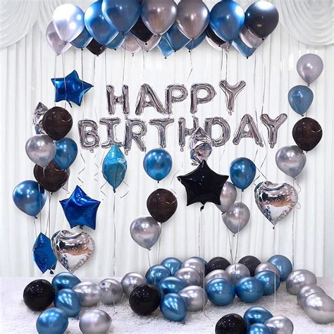 Buy Party Propz Happy Birthday Balloons Decoration Kit 31 Pcs Set for ...