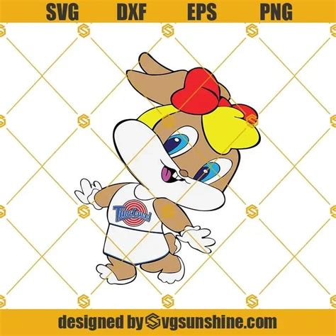 Baby Lola Bunny Space Jam SVG, Lola Bunny SVG | Bunny svg, Baby looney ...