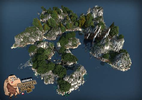 LEEFNUT MAP #12 - SURVIVAL ISLAND Minecraft Map