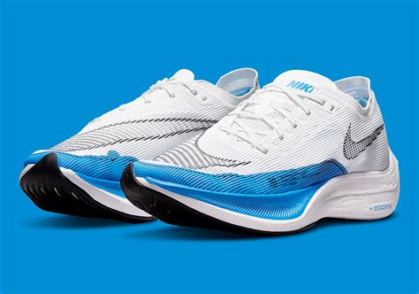 Nike ZoomX VaporFly NEXT% 2 White Blue CU4111-102 | SneakerNews.com