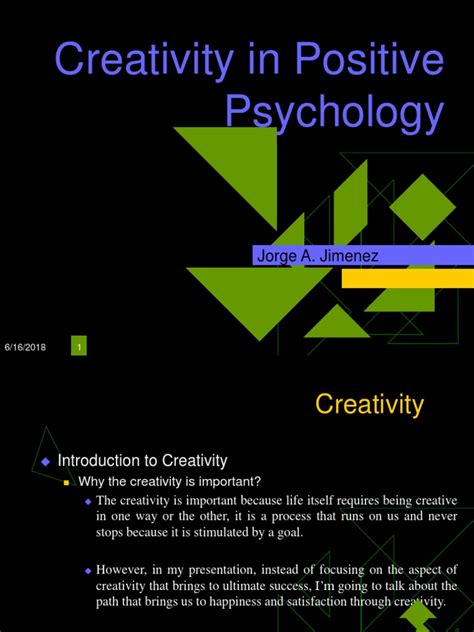 Creativity in Psychology. | Creativity | Happiness & Self-Help