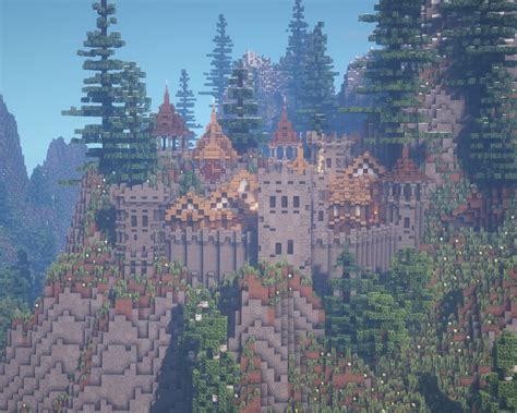 Minecraft Mountain Castle Minecraft Map