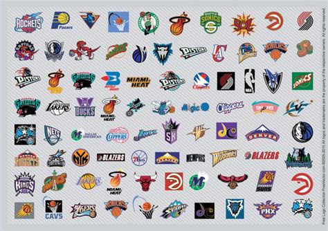 NBA Team Logos Free Vector / 4Vector