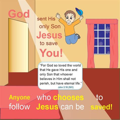 ABC Plan of Salvation for Kids - 24 cards per pack. Size: 3 3/8 x 3 3/8