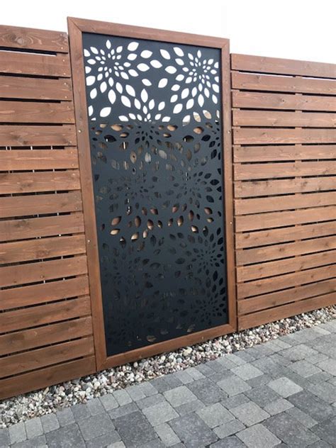 Decorative Metal Privacy Fence Panels