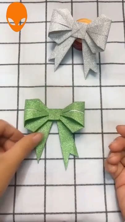 Super easy origami ribbon bow tutorial – Artofit