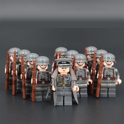 WW2 Germany soldiers Minifigures Lego World War II Toy