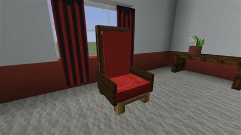 Chair with Armrests - Minecraft Furniture