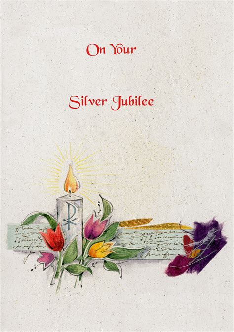 Silver Jubilee - Religious Cards - SJ23 Pack of 12 2 designs