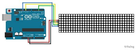 Led dot matrix display fritzing file - fritzing forum