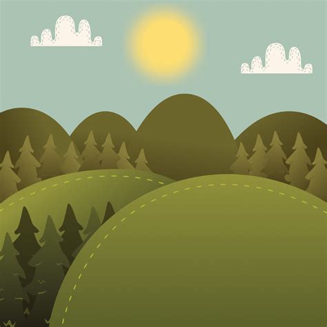 Mountain View Vector Design 247365 Vector Art at Vecteezy