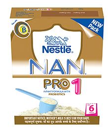 Nan pro 1 infant formula with probiotics help