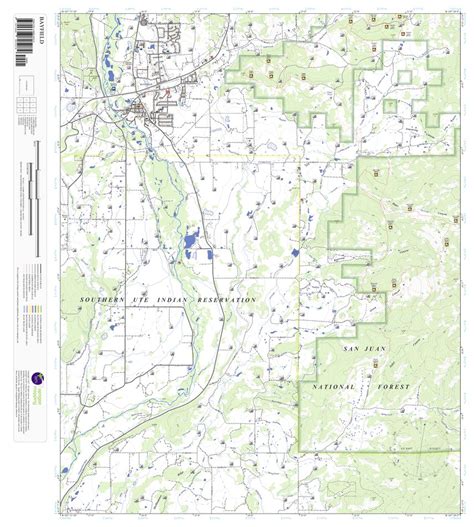 Bayfield, Colorado 7.5 Minute Topographic Map by Apogee Mapping, Inc ...